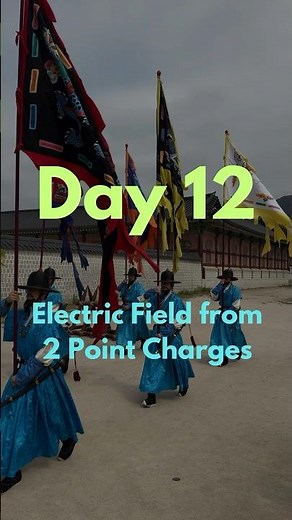 DAY 12: How to Calculate the Electric Field from Two Point Charges | Trigonometry & Vector Analysis