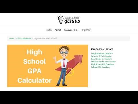 High School GPA Calculator