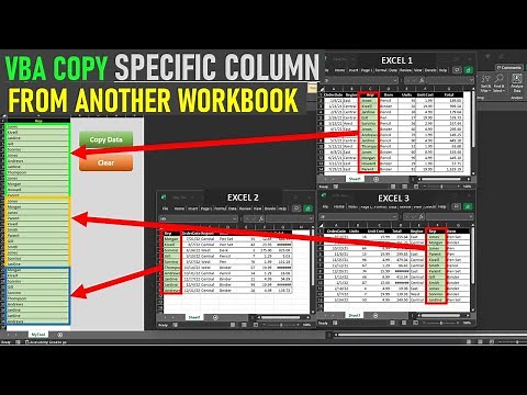 VBA Copy Specific Column From Another Workbook