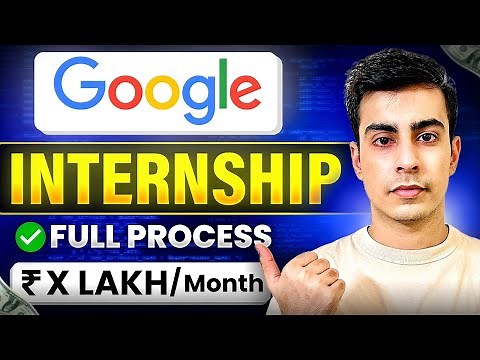 How to Get a Google Internship in 2025 | Full Roadmap + Interview Tips