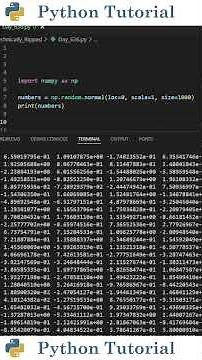 Create & Plot Normal Distribution With Python | Python Tutorial