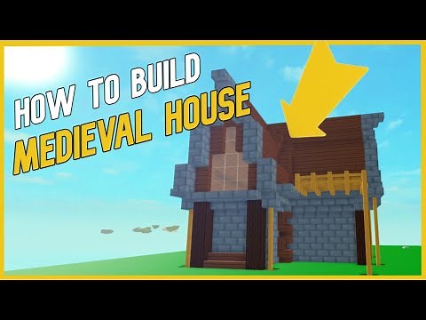 (Tutorial) 🏰How to Build a Medieval House🏰 | Roblox Islands