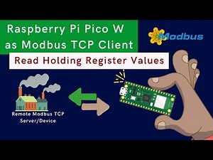 How to Read Holding Register Value of Modbus TCP Device in Raspberry Pi Pico W using MicroPython