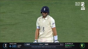 Wicket: England, Joe Root – 16 Jan 22