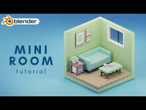 【blender3.0】ミニチュアな部屋を作ろう！【初心者向けチュートリアル】