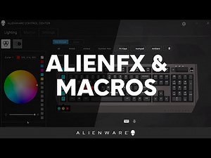 Alienware Macro Keys and Alienware Command Center AlienFX