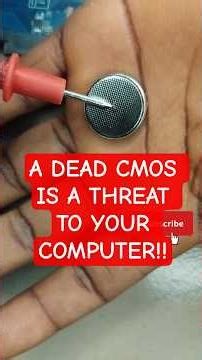How to test for a dead Cmos battery