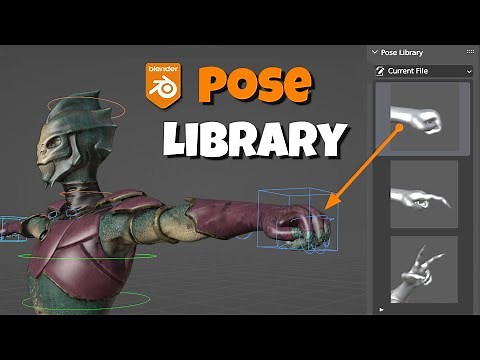 Blender Pose Library Tutorial