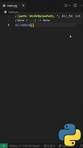 How to DELETE a file with python