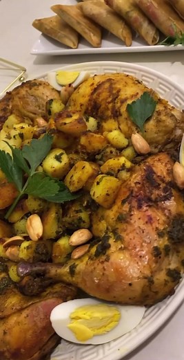 Recette: Cuisse de poulet au four à la marocaine pour le Ramadan 🇲🇦
