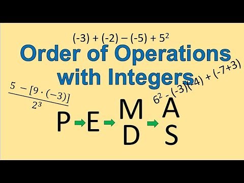 PEMDAS with Integers (Simplifying Math)