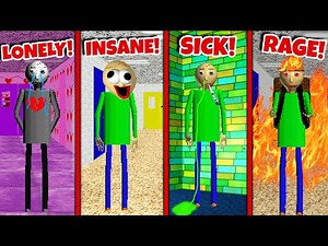 Baldi Has MANY DIFFERENT MOODS!