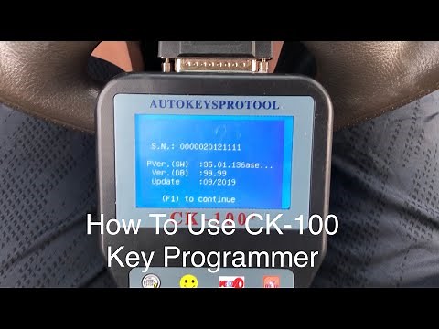 How To Program a Key With the AutoKeyProTool CK 100 +