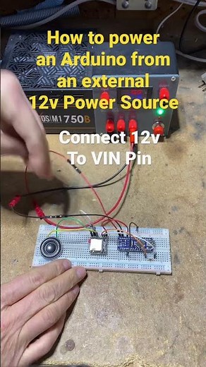 How to power an Arduino from an external 12v Power Source
