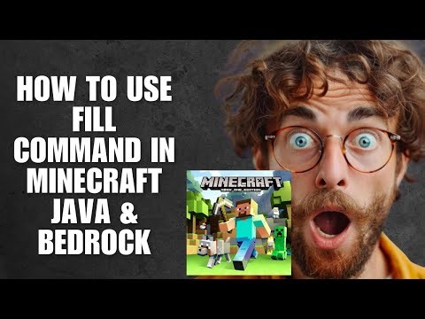 How To Use Fill Command In Minecraft Java & Bedrock (Complete Tutorial 1.21+)