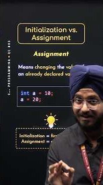 Declaration vs. Assignment in C++ #CPlusPlus #NesoAcademy #QuickConcepts
