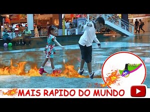 TÊNIS DE RODINHA MAIS RAPIDO DO MUNDO COM LED