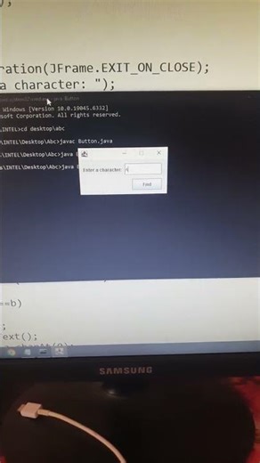 Java | Swing class 'find ascii value' | CodeLearning