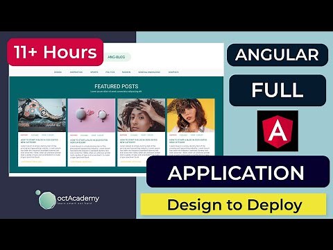 Angular Application From Scratch - Angular Project Blog App For Your Portfolio