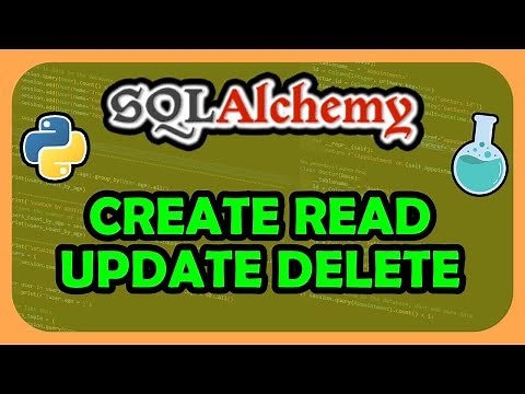 Python SQLAlchemy ORM - CREATE, READ, UPDATE, DELETE Data