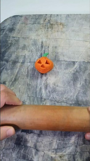 Halloween Pumpkin 🎃👻 Clay Art