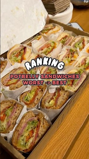 trying EVERY potbelly sandwich and RANKING them!