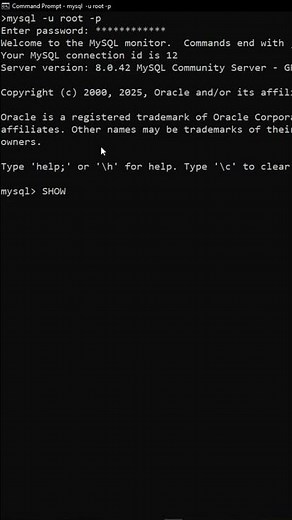 How to Login to MySQL Server Using CMD in Windows 10/11 | MySQL 8.0 Tutorial