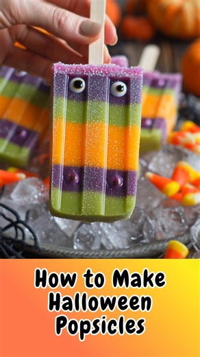 Halloween Popsicles: Creepy, Colorful & Refreshingly Fun - The Coolest Spooky Treat! 👻🧡🍧 | Tasty Gastronomic