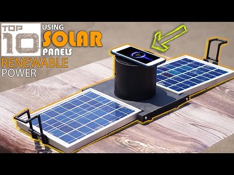 Top 10 DIY Renewable Energy Projects using Solar Panels