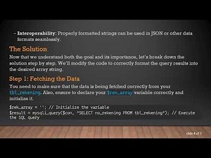 Convert Your MySQL Query Results to an Array String with PHP