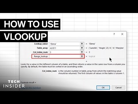 How To Use VLOOKUP In Excel