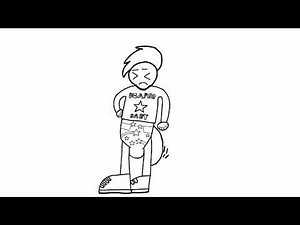 Big diaper mess - A diaper animation