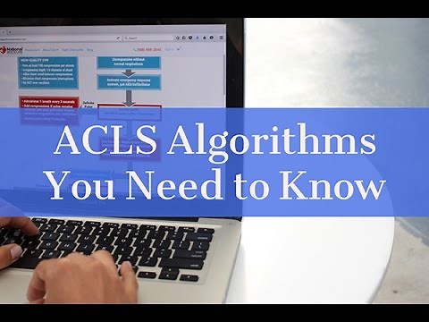 ACLS Algorithms you Need to Know and Study Tips!