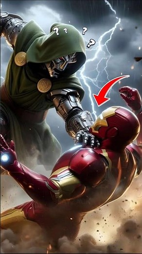 Robert Downey Jr. shares a new photo of Doctor Doom and Iron Man. || #shorts