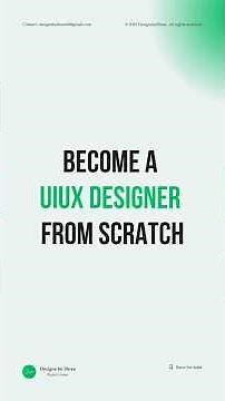 How to become UIUX Designer in 30 days Step-by-step Roadmap 2025 for beginners without design degree