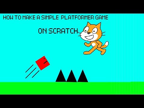 Scratch 3.0 Tutorial | How To Make A Platformer Game | Simple