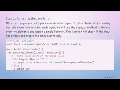 Toggle a Class on Input With Text: A Vanilla JavaScript Solution