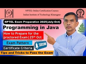 How to prepare for Programming in Java Proctored exam(final exam) | NPTEL | October 25 2025