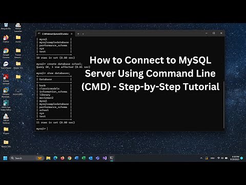 How to Connect to MySQL Server Using Command Line (CMD) - Step-by-Step Tutorial