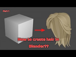 How to create hair in Blender! - Soranoni - Part 1