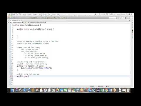 Learn how to create different functions in Java - Classroom Session