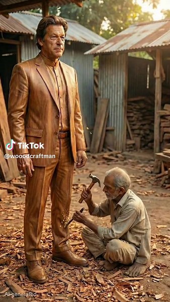 Woodworking Project: Sculpting Imran Khan Statue