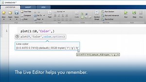 Get real-time suggestions while you're coding with MATLAB Live Editor! http://ow.ly/cY3g30m4pL9 | MATLAB