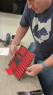 Removing a completed 3D print from the build plate - Bambu Lab A1