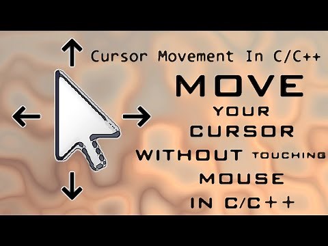 How to MOVE CURSOR using C/C++ (Get & Set) || Mouse Programming - MOVEMENT || Easy Programming