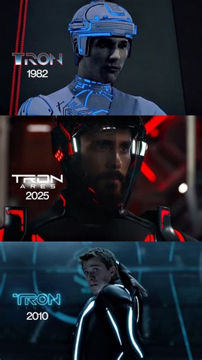 Mr. MT on Instagram: "The Evolution of Tron 💫 Back in 1982, Tron broke new ground with its pioneering use of computer-generated imagery, long before CGI became a norm. It wasn’t just a film; it was a glimpse into the future of filmmaking and virtual worlds. From the original arcade-inspired vision to Legacy and now Ares, the Tron universe continues to evolve. @disney"