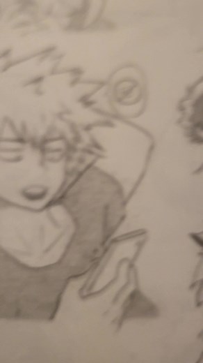 MHA Illustration: Deku, Uraraka, Bakugou & Dabi Art Process