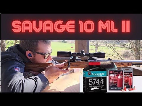 Savage 10 ML II. Muzzle loader with Smokeless Powder