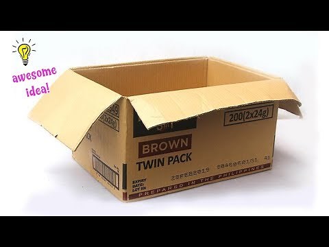 Easy Creative Idea with Cardboard Box! Amazing Cardboard Box Idea that You Can Make at Home!