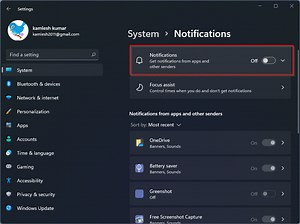 How to Turn On or Off Notifications from Apps and other Senders in Windows 11 or 10? | Gear Up Windows